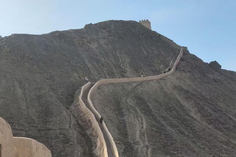 Jiayuguan Fort Entry Ticket with Photo Map
