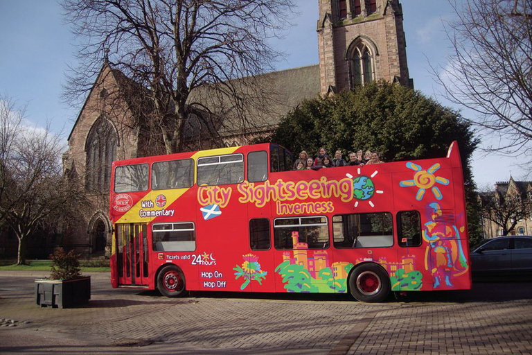 Inverness: Tour en autobús turístico con paradas libresTour en autobús turístico Hop-On Hop-Off de 24 horas - Ruta Roja