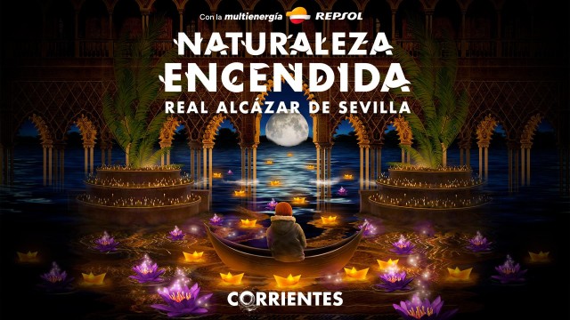 Visit Alcázar of Seville Naturaleza Encendida Light Show Ticket in Siviglia