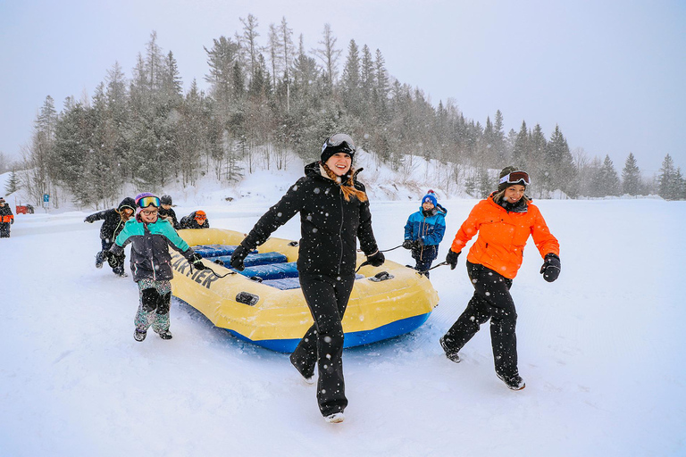 Quebec Stad: Snow Tubing bij Village Vacances ValcartierQuebec City: snowtubing bij Village Vacances Valcartier