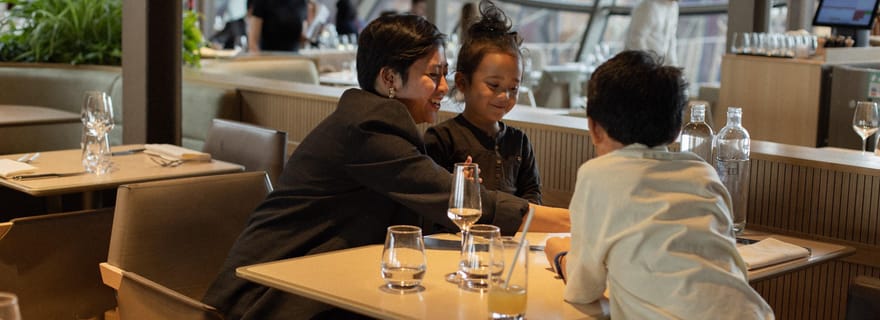 Paris : Déjeuner de Noël à la Tour Eiffel avec vue panoramique