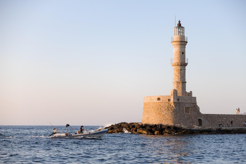 Chania Bay: Private Cruise with Snacks&Drinks, Snorkel-11PAX