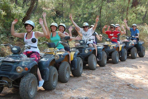 From Alanya/Side: Taurus Mountains Quad Safari with Transfer Double Quad
