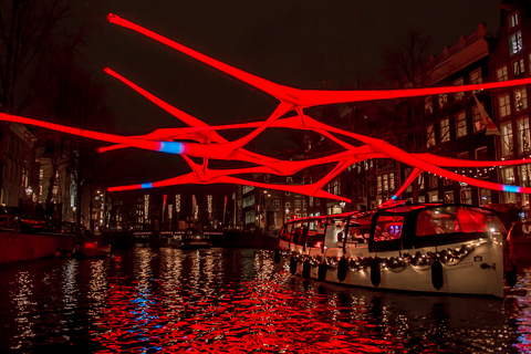 Amsterdam: Light Festival Cruise Onbeperkt drankjes en snacksAmsterdam: Light Festival Cruise met drankjes en hapjes