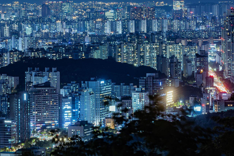 Séoul : Temple de Bongeunsa et visite nocturne gourmande à Gangnam