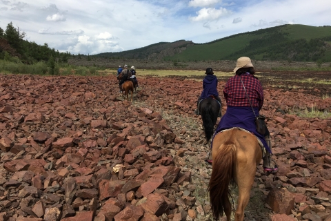 8 lago: Excursión a caballo por el valle de Orkhon ,Khar Khorum ,Arena