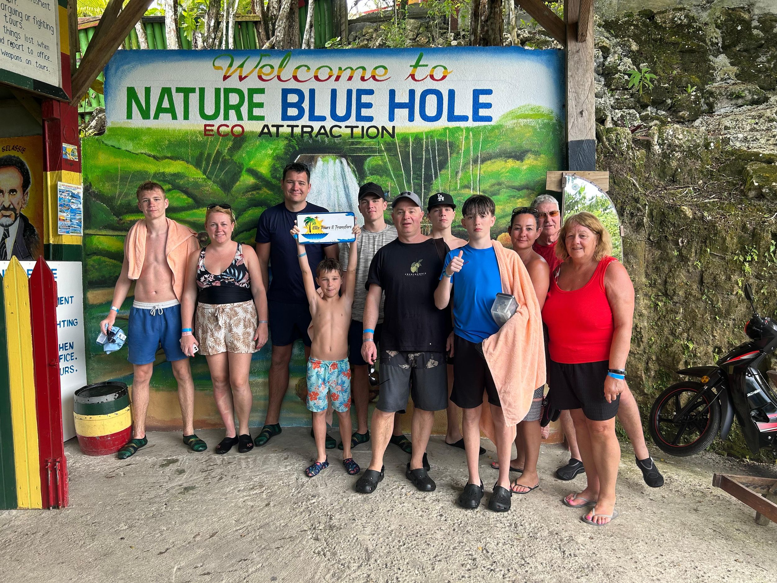 Blue Hole, Secret Falls mit Einlass & Führung