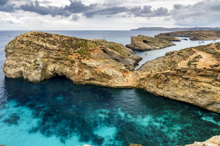 Vanuit Mellieha: Drie baaien cruise inclusief de Blue Lagoon