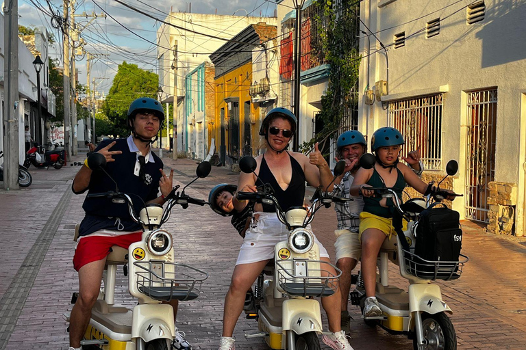 Santa Marta: Electric Motorcycle City Tour with Tastings Santa Marta Electric motorcycle morning City tour