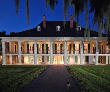 Fra New Orleans: Destrehan Plantation hjemsøgt nattetur