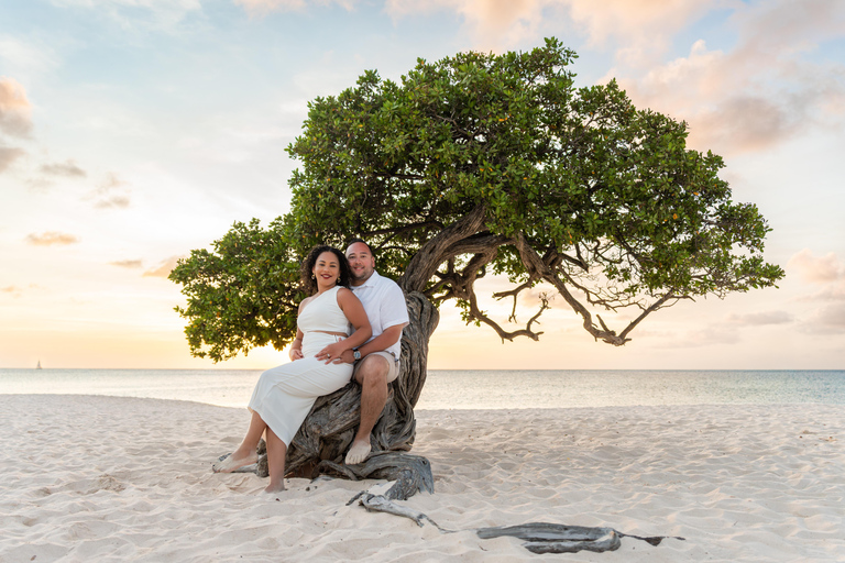 阿鲁巴：海滩情侣摄影阿鲁巴：情侣海滩摄影