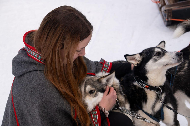 Levi: 1.5 km Thrilling Husky Sled Ride 1.5 km Thrilling Husky Sled Ride