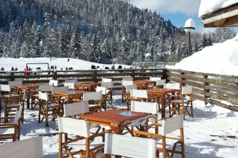 Depuis Budva : Excursion d&#039;une journée à Kolasin pour le ski et l&#039;aventure hivernale