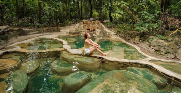 Krabi: Full Day Outdoor Hot Spring & Traditional Thai Spa