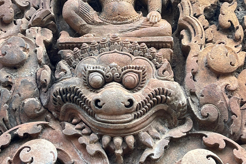 Countryside & Banteay Srei temple Cycling Tour 45km Small Share Group