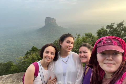 Kandy: Dambulla, Pidurangala Rock, and Cooking Day Trip Sri Lanka : Kandy, Rice Field, Golde Buddha, Village Lunch .