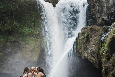 Ubud : Cascade, Temple de l'eau, Terrasse de glace, Marché d'Ubud