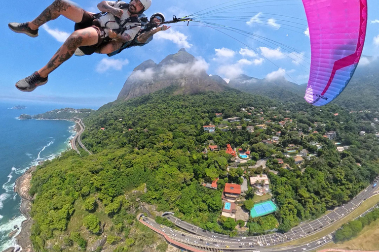 Rio de Janeiro: Tandem Paragliding Flight with Photos and Video Hang gliding flight