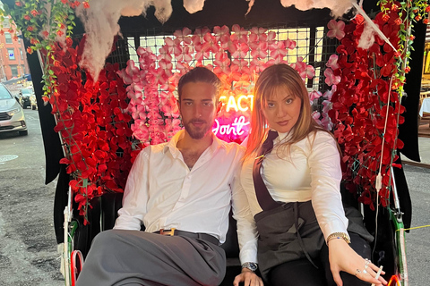 NYC: Magische stadslichten en stadsrondleiding door BroadwayNYC: Magische stadsverlichting en Broadway-stadsrondleiding per riksja