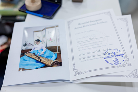 Seoul: Mini Gayageum Workshop with Bukchon Views Premium : DIY Mini Gayageum + Authentic Master Lesson