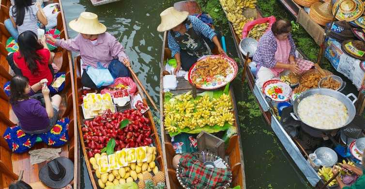 Bangkok: obilazak željeznice i plutajuće tržnice s vožnjom pedalinom