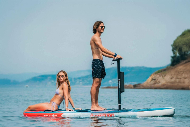 Lanzarote: Electric Paddle Surf and Snorkel Excursion at Papagayo Beach Lanzarote, Individual Electric Paddle Surf and Snorkel Excursion in Papagayo