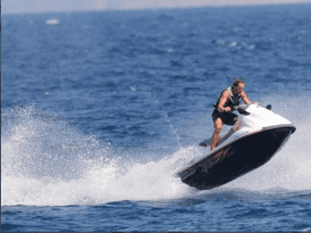 Perissa: Santorini Jet Skiing, Tubing, and Kayaking Package