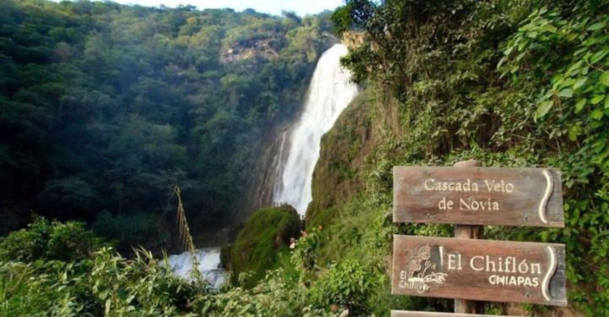 Parque Nacional Lagunas de Montebello, Chiflon Wasserfälle - Hizvo