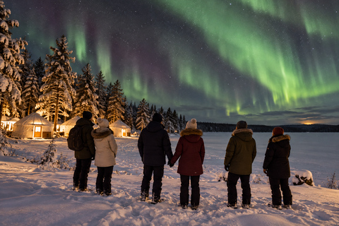 Levi: Northern Lights Yurt Dinner & Arctic Village