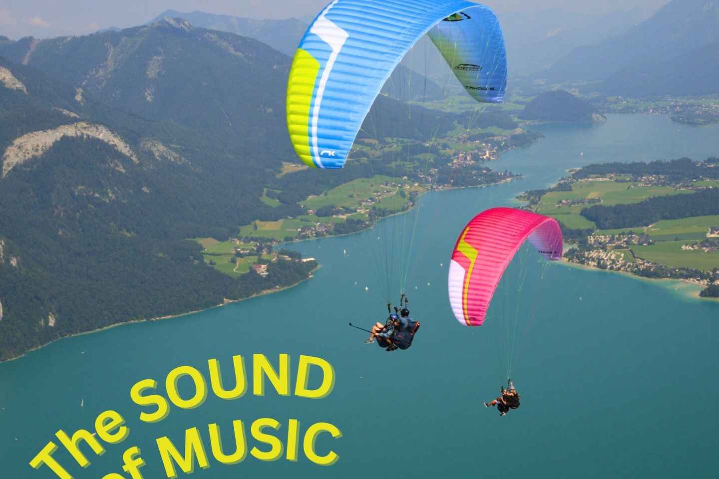 Paragliding Tandemflug í Salzkammergut / Wolfgangsee