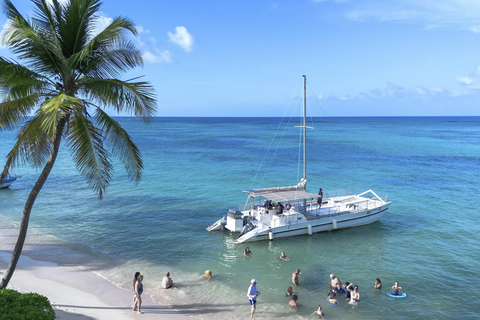 Blue Paradise: Catamaran ride along Punta Cana's coastline