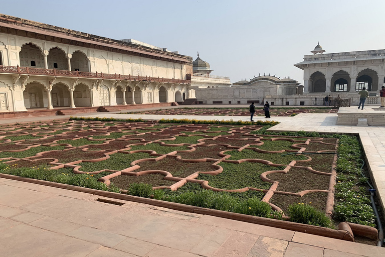 Tour particular do Taj Mahal ao nascer do sol e city tour em Agra com tudo incluídoTour de meio dia sem entrada