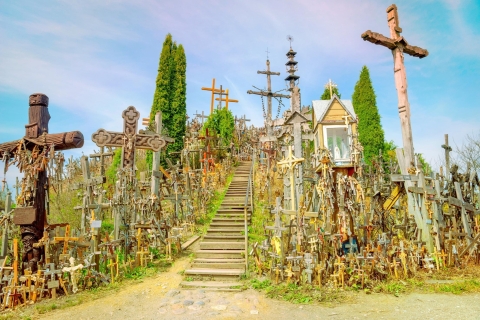 From Riga:Vilnius Day Trip, Hill of Crosses/Airport transfer With a Hill of Crosses visit
