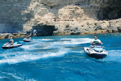 Jetskisafari naar het noorden van Malta incl. de Blue Lagoon