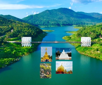 Chiang Mai: Sticky Waterfall scenic loop unseen lake &temple