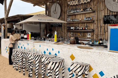 Accra: Sunsets, Famous Beaches & Bars Tour with a Free Drink