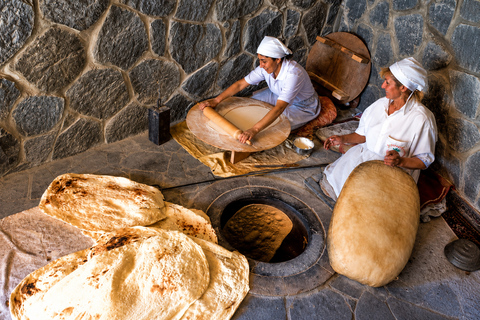 Garni Geghard, Symphony, Charents Arch & Lavash Baking Private Minivan Without Guide (5 Passangers)