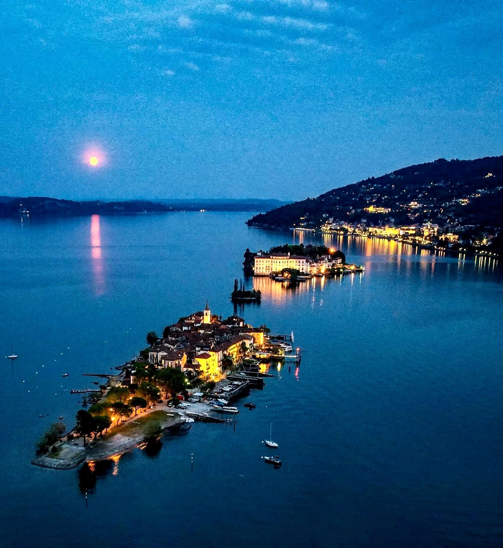 Lago Maggiore: Bootsdinner auf der Isola Pescatori ab Feriolo