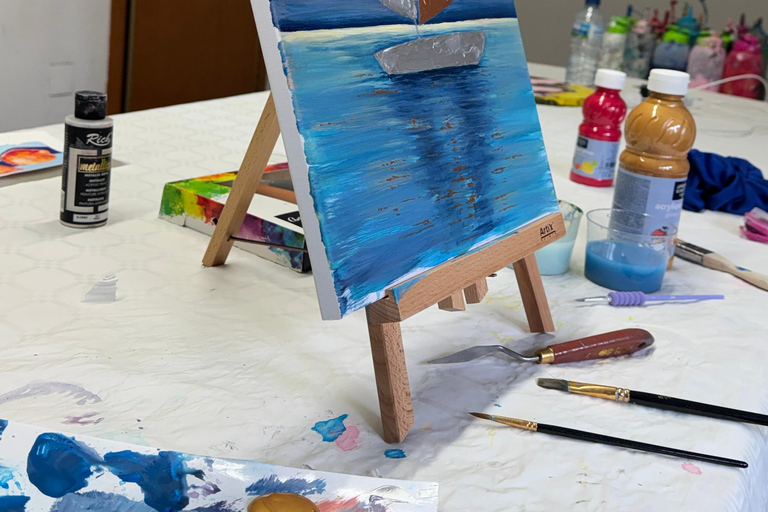 Alicante: Kunsttherapie-Workshop „Wein &amp; Malen”Alicante: Kunsttherapie-Workshop „Wein &amp; Malen“