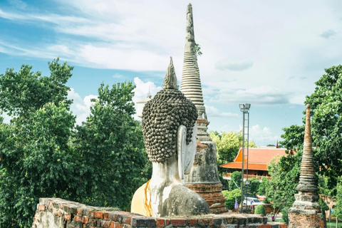 Bangkok: Ayutthaya Temples Day Trip with Sunset Cruise