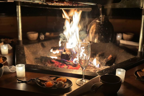 Rovaniemi Glass Igloo Dinner and Scooter ride PRIVATE