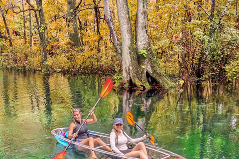 Silver Springs: Jungle Kayaking & Paddleboarding Adventure Transparent Kayak (Tandem)