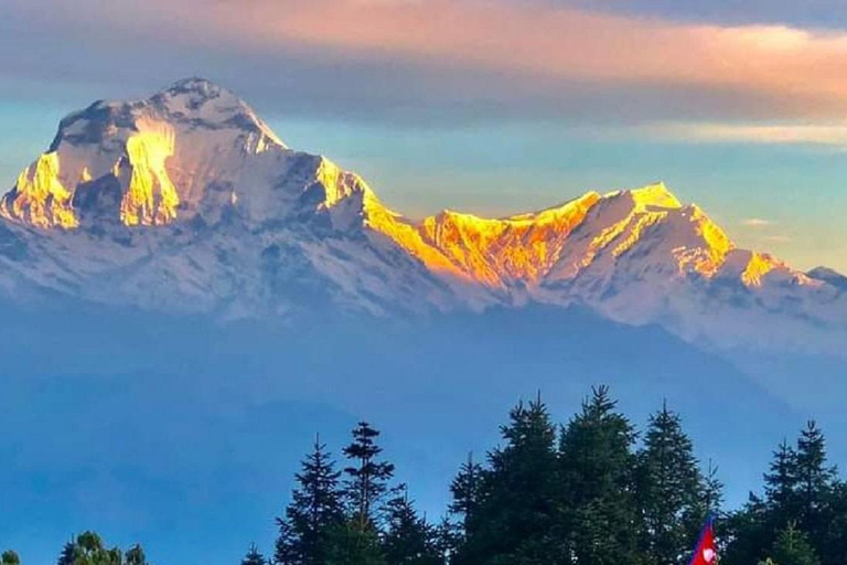 Kathmandu: Caminhada de 6 dias em Ghorepani, Poonhill e GhandrukTour particular de trekking com refeições incluídas.