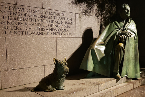 Washington DC: Monuments by Moonlight Nighttime Trolley Tour Tour with Departure from Union Station