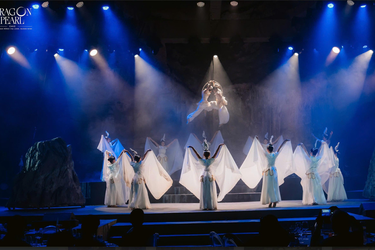 Baia di Bai Tu Long: cena nella grotta e spettacolo artistico immersivo