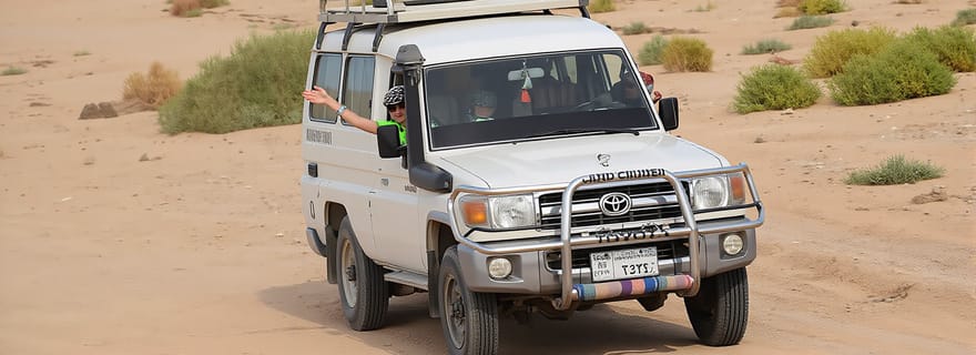 Marsa Alam : excursion en Jeep au parc national Wadi El Gamal et dîner