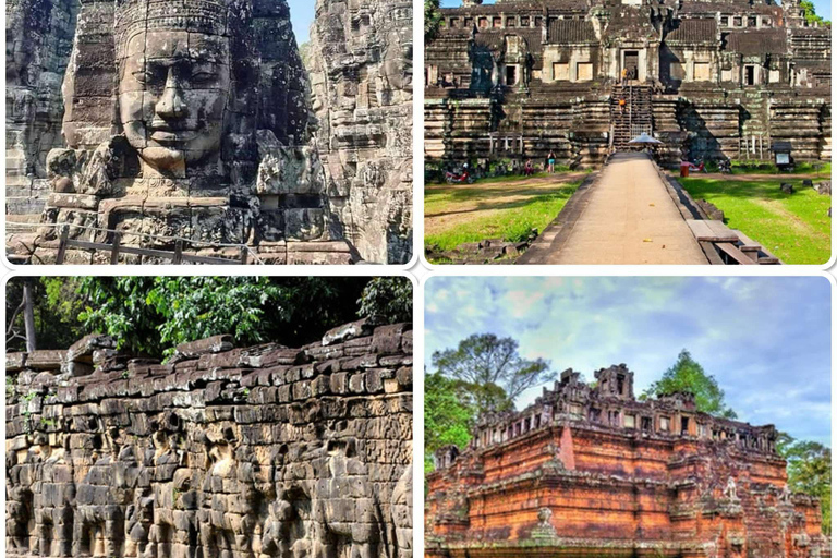 Angkor Wat, Bayon, Ta Prohm, and Banteay Srei Day Tour Angkor Sunrise Explore: Guide Shared Group Tour $18/Person