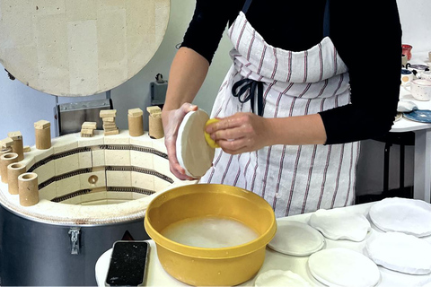 Zagreb: Artisan Ceramic Making Experience Workshop Set "Cup + Plate"