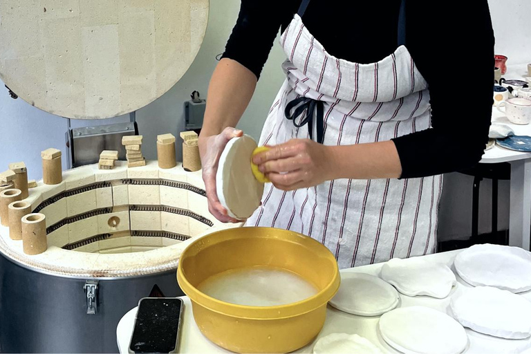 Zagreb: Artisan Ceramic Making Experience Workshop Set "Cup + Plate"