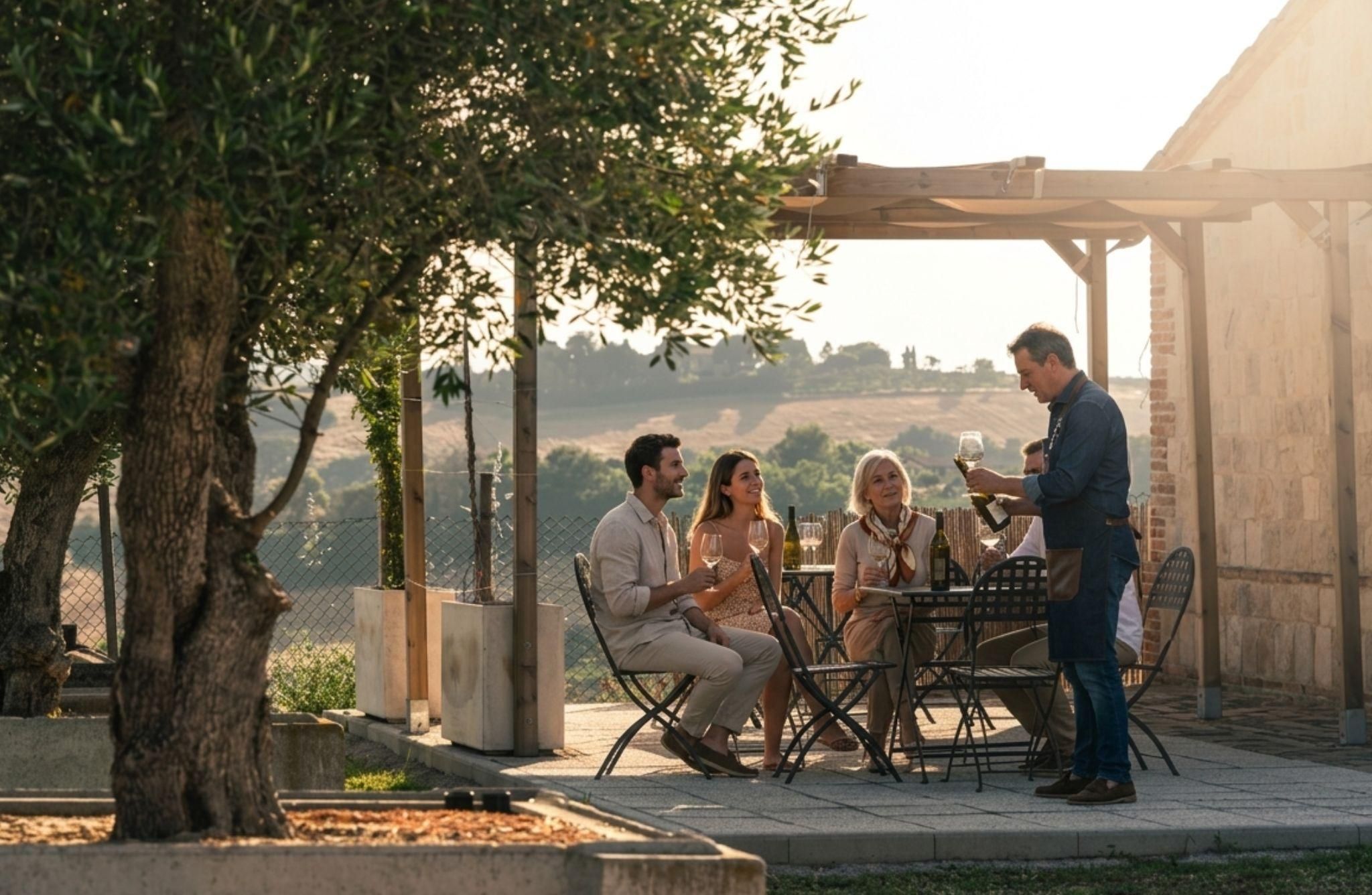 Gourmet-Weingut-Tour mit Weinprobe & Lebensmittelverkostung bei Ancona